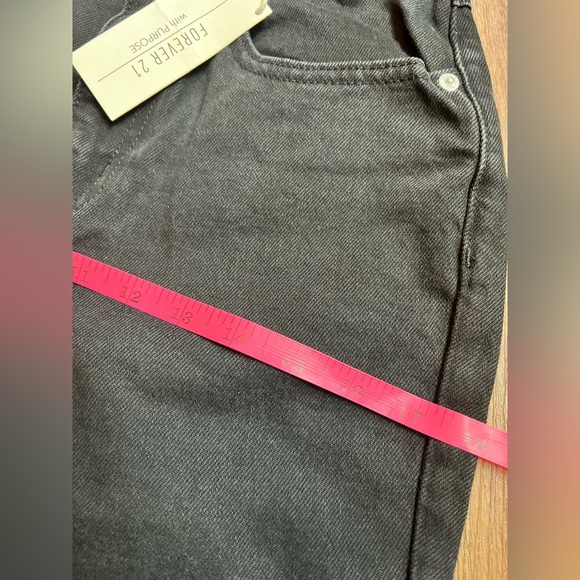 Forever 21 Black Wide Leg Flare Jeans size 25 - Picture 8 of 8